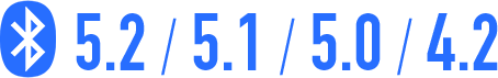 藍牙 5.2, 5.1, 5.0 和 4.2