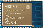 MK02D nRF52832 Bluetooth Module With High-performance PCB Antenna