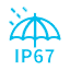 Symbol von IP67 wasserdicht