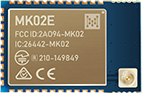MK02E nRF52832 Bluetooth Module With a u.FL connector