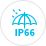 Уровень водонепроницаемости IP66