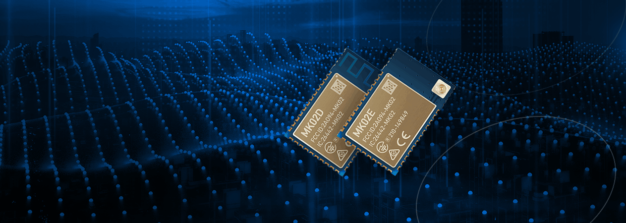 The Video of MK02 nRF52832 Blutooth Module