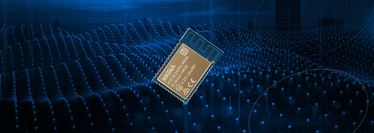 خلفية الفيديو لوحدة بلوتوث MK06 nRF52811
