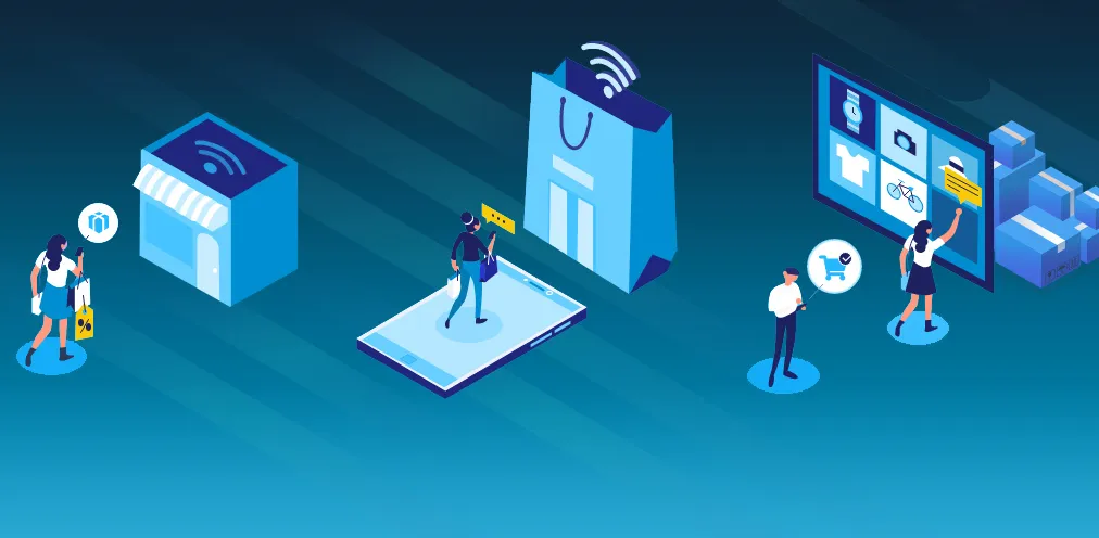 Märkte-Einzelhandel-Hintergrund