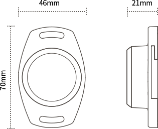Size of M2 asset beacon
