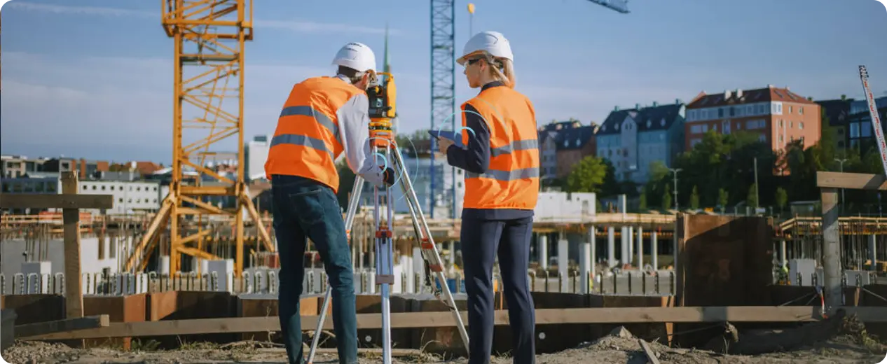 建設現場のビーコン