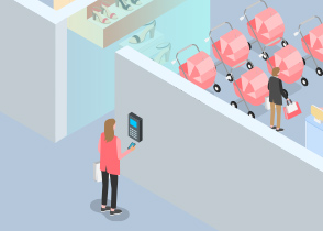 beacon application in Mall- Upsell Marketing