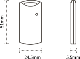 Размер видео маяка с датчиком освещенности H6