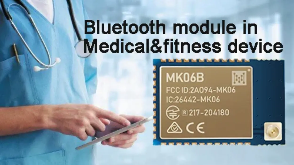 Dispositivos médicos e de condicionamento físico MOKOBLUE usando módulo Bluetooth