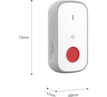 Dimension of B1 panic button