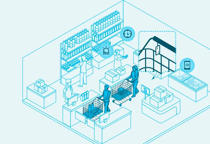 Venta minorista & Aplicación de entretenimiento de M4 Lite Tag