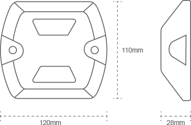R1道釘燈塔尺寸
